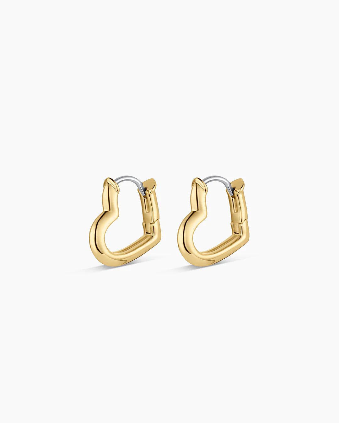 The Heart Hoops — Gold Colored