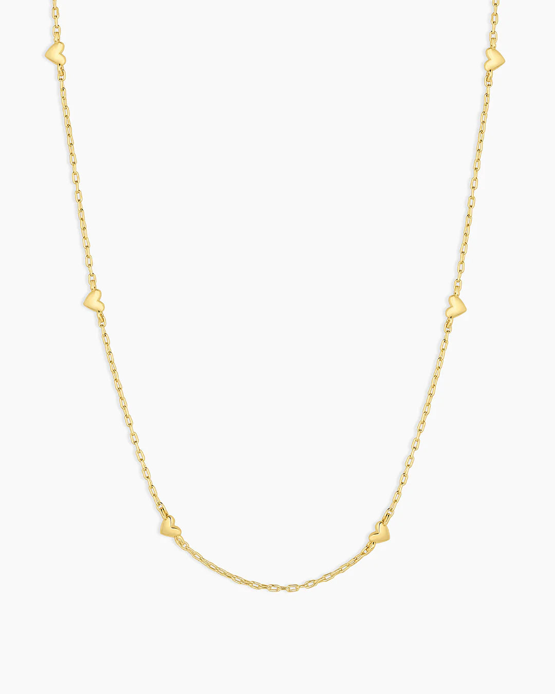 The Heart Necklace — Gold Colored