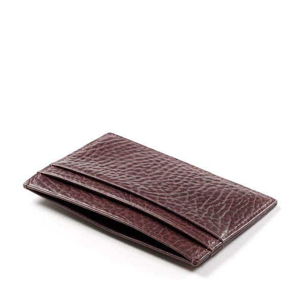 Slim Card Case — Burgundy